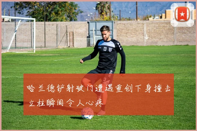 哈兰德铲射破门遭遇重创下身撞击立柱瞬间令人心疼